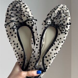 Zara Polka Dot Ballet Flats